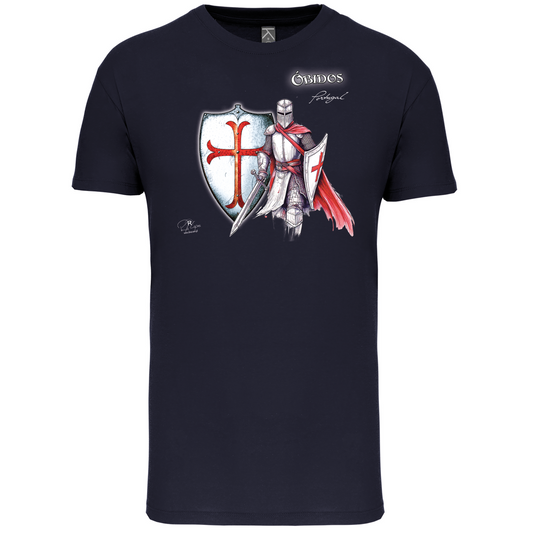 T-Shirt Algodão Biológico Templário Óbidos