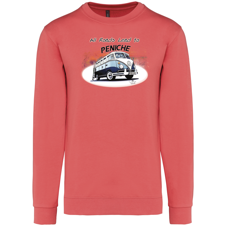 Sweatshirt Kariban sem Capuz All Roads Lead to Peniche