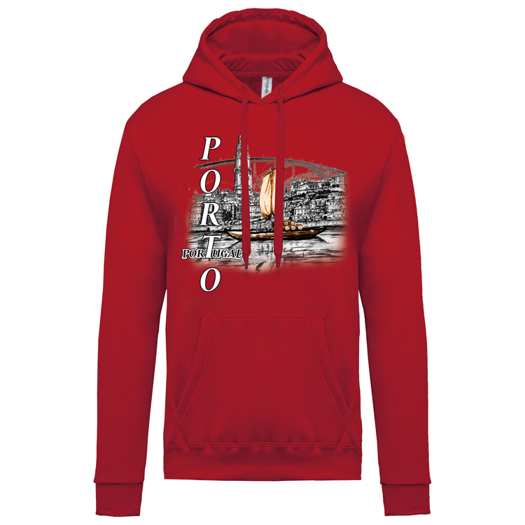 Sweatshirt Kariban com Capuz Ribeira