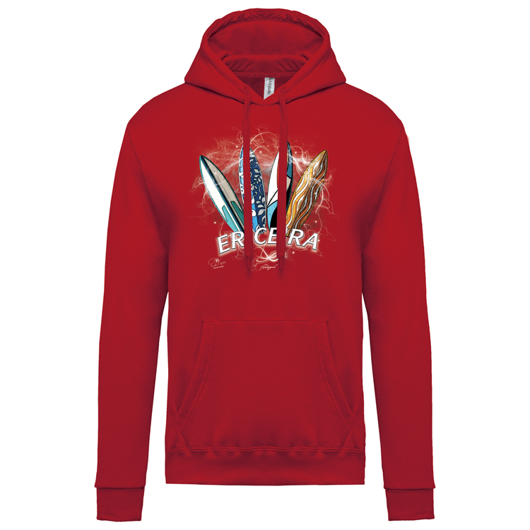 Sweatshirt Kariban com Capuz Surfboards Ericeira