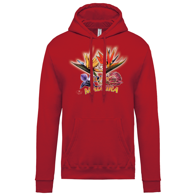 Sweatshirt Kariban com Capuz Estrelícias