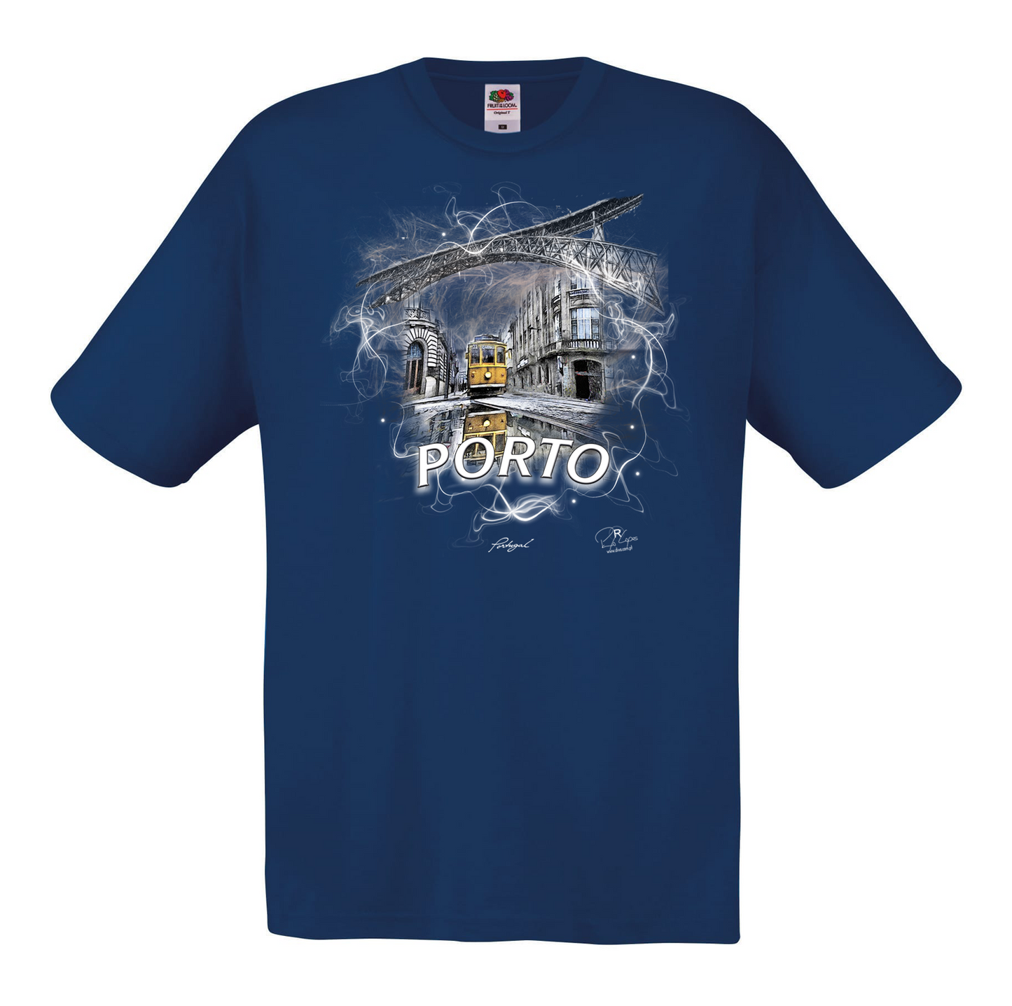 T-shirt Fruit of the Loom, Original 145g, Carreira 22 Porto