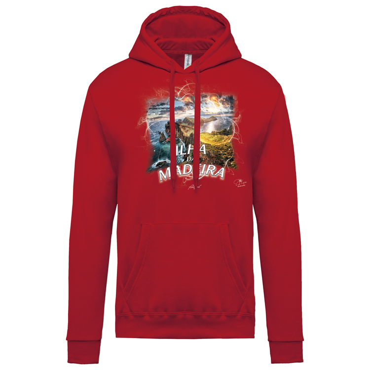 Sweatshirt Kariban com Capuz Ponta de São Lourenço