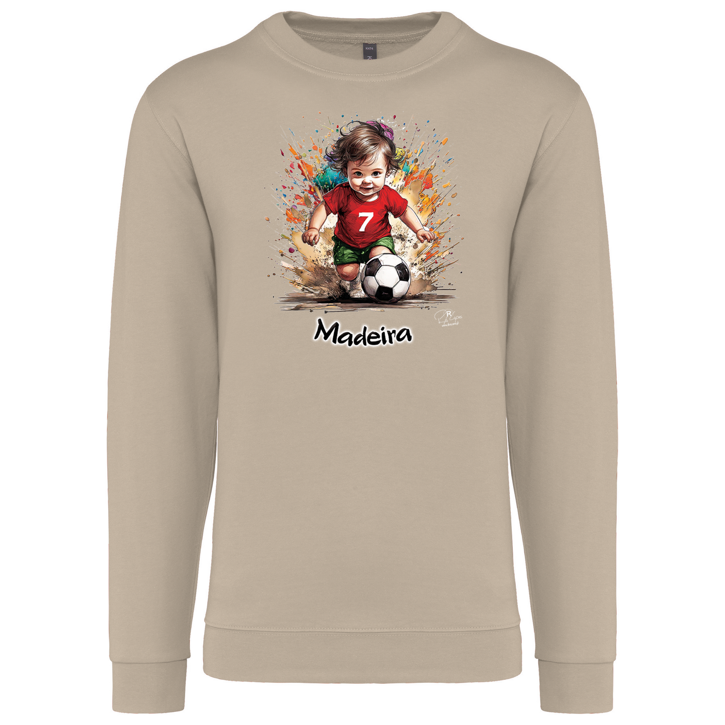 Sweatshirt Kariban sem Capuz 7 Madeira