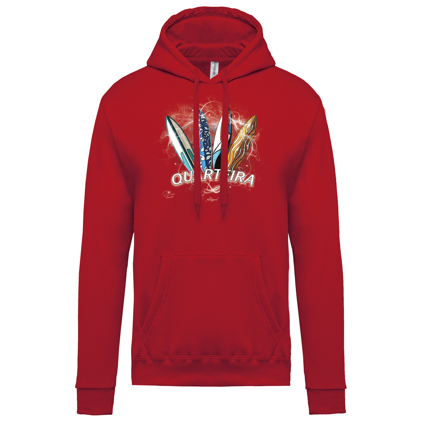 Sweatshirt Kariban com Capuz Surfboards Quarteira