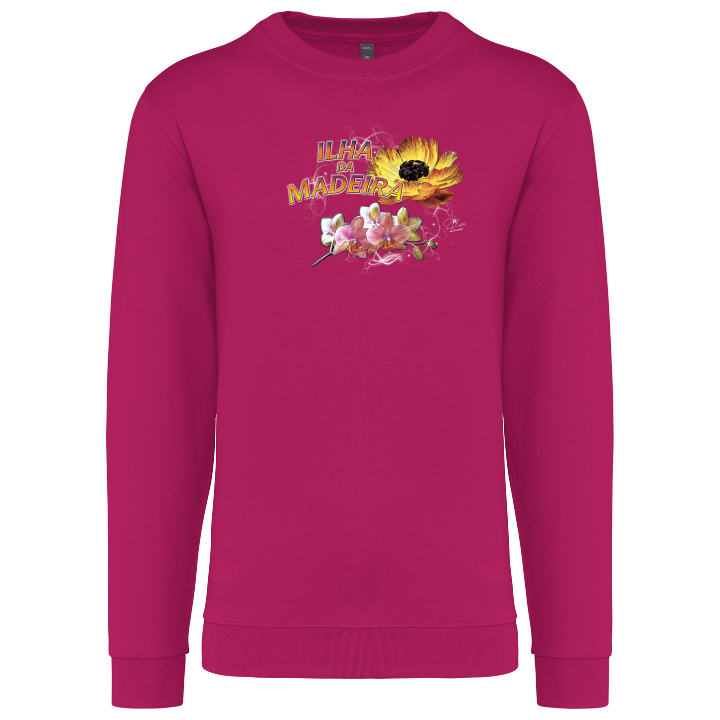 Sweatshirt Kariban sem Capuz Madeira Flowers