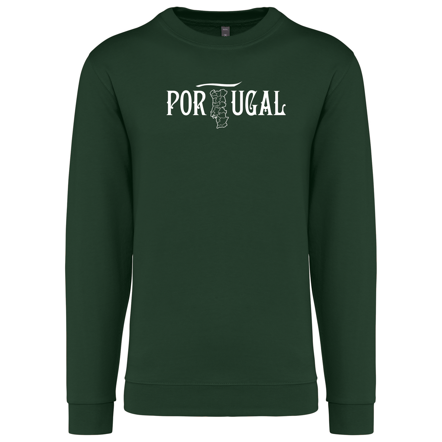 Sweatshirt Kariban sem Capuz Mapa de Portugal