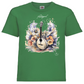 T-shirt Fruit of the Loom Kids Guitarra Portuguesa