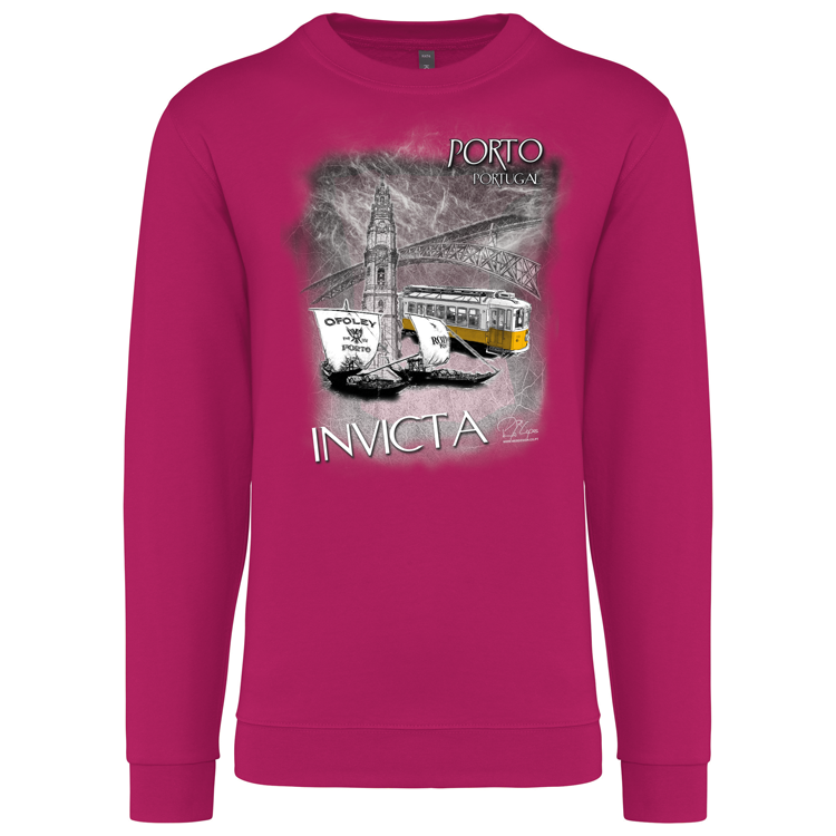 Sweatshirt Kariban sem Capuz Invicta