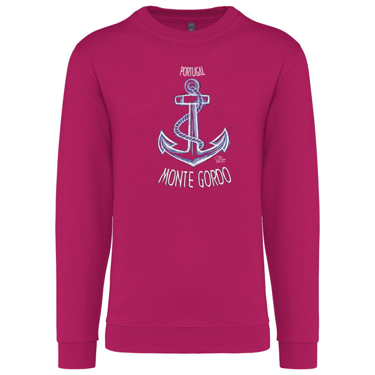 Sweatshirt Kariban sem Capuz Âncora Monte Gordo