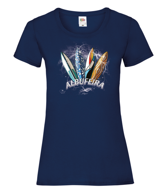 T-shirt Senhora Surfboards Albufeira