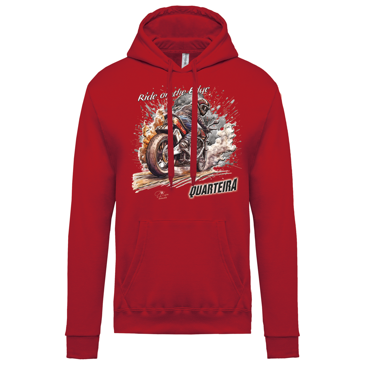 Sweatshirt Kariban com Capuz Ride on the Edge Quarteira