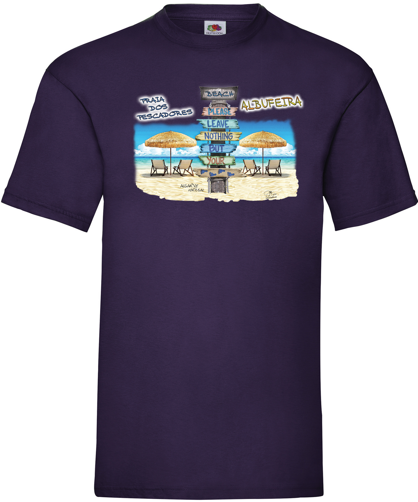 T-shirt Pegadas Albufeira