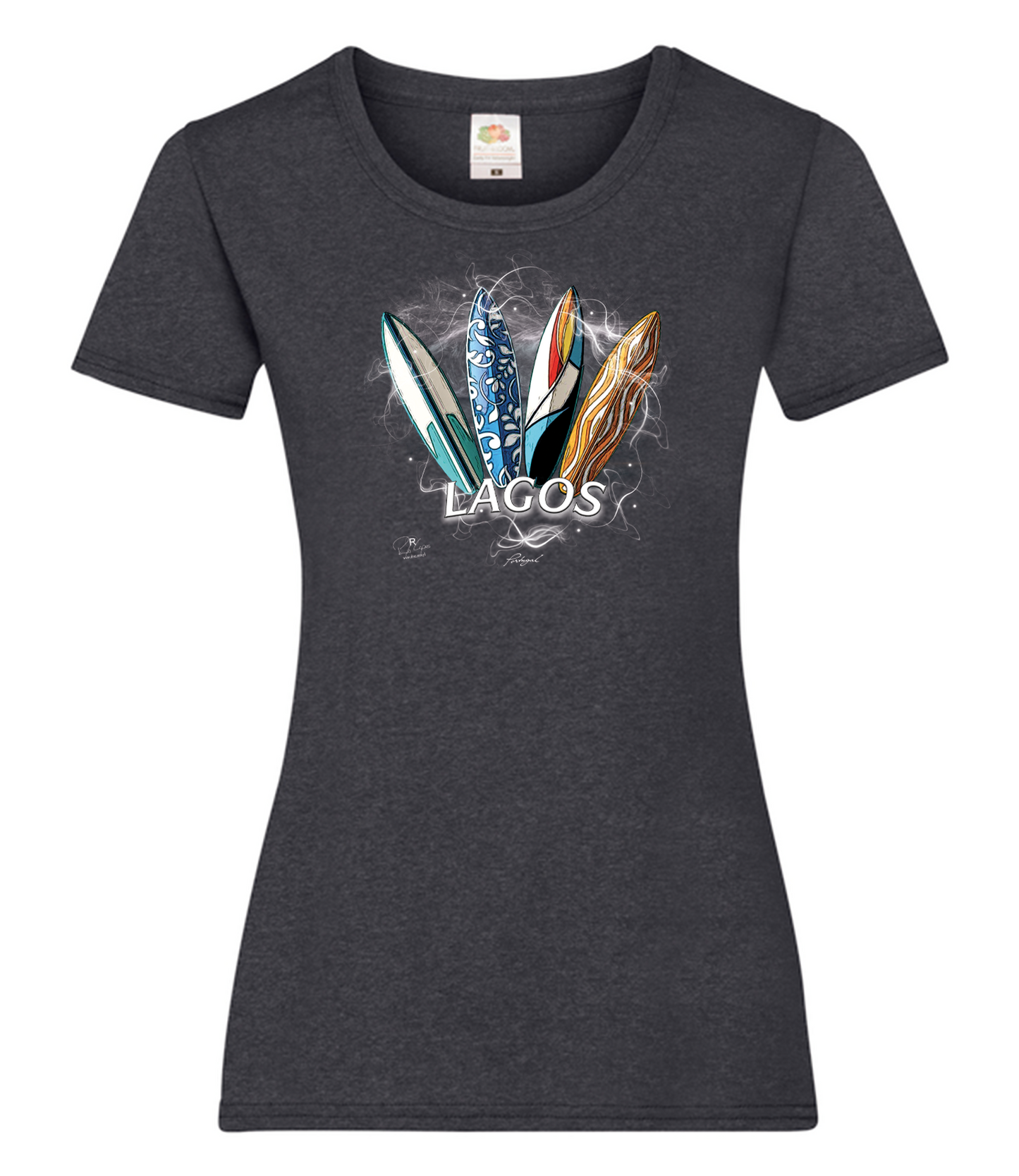 T-shirt Senhora Surfboards Lagos