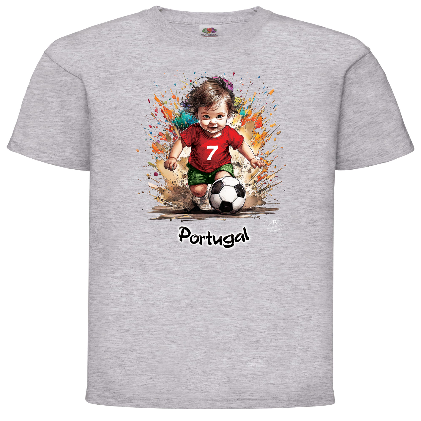 T-shirt Fruit of the Loom Kids 7 Portugal