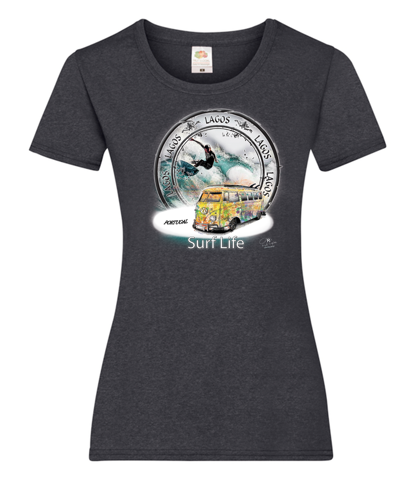 T-shirt Senhora Surf Life Lagos