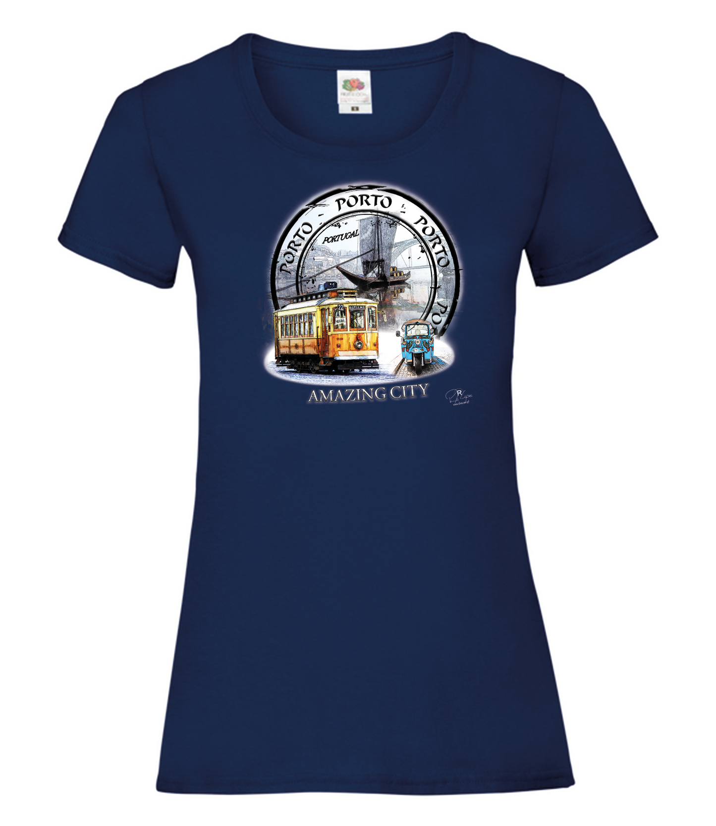 T-shirt Senhora Amazing City Porto