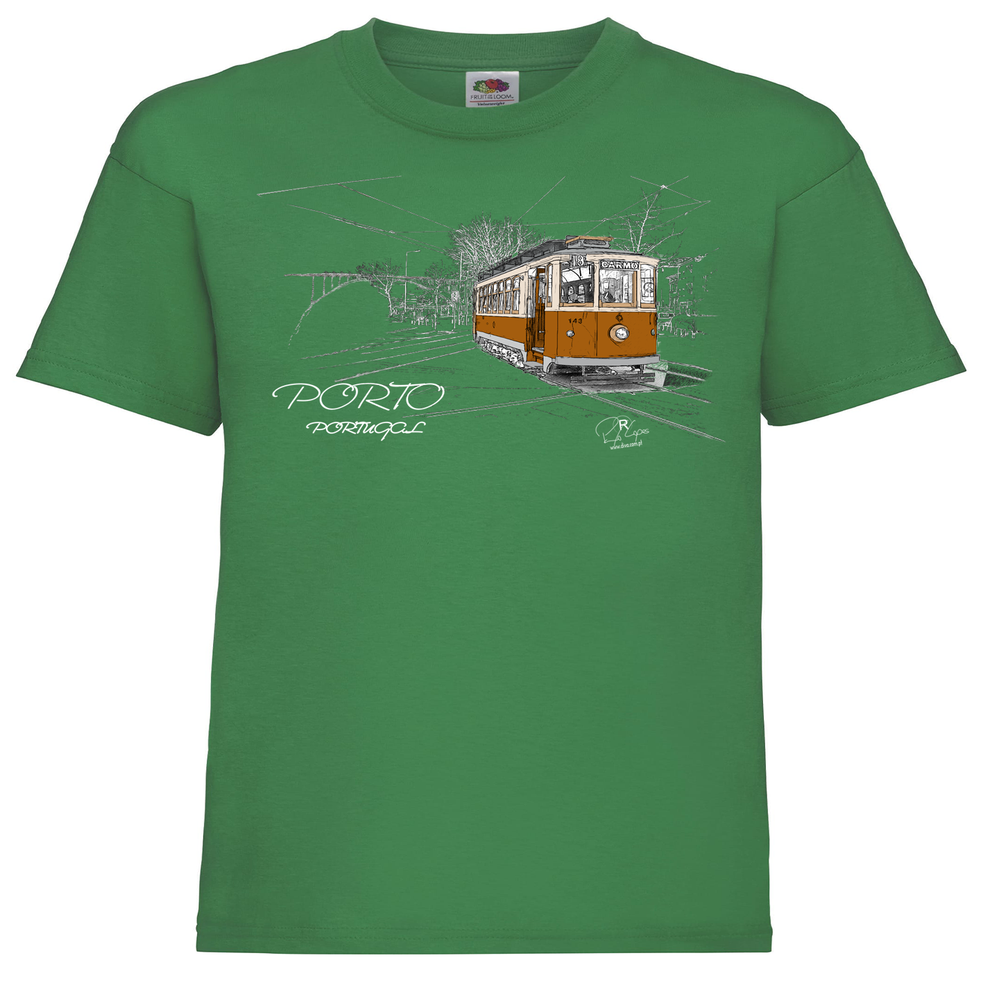 T-shirt Fruit of the Loom Kids Carmo