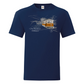 T-shirt Fruit of the Loom, Iconic, 150g, Carmo