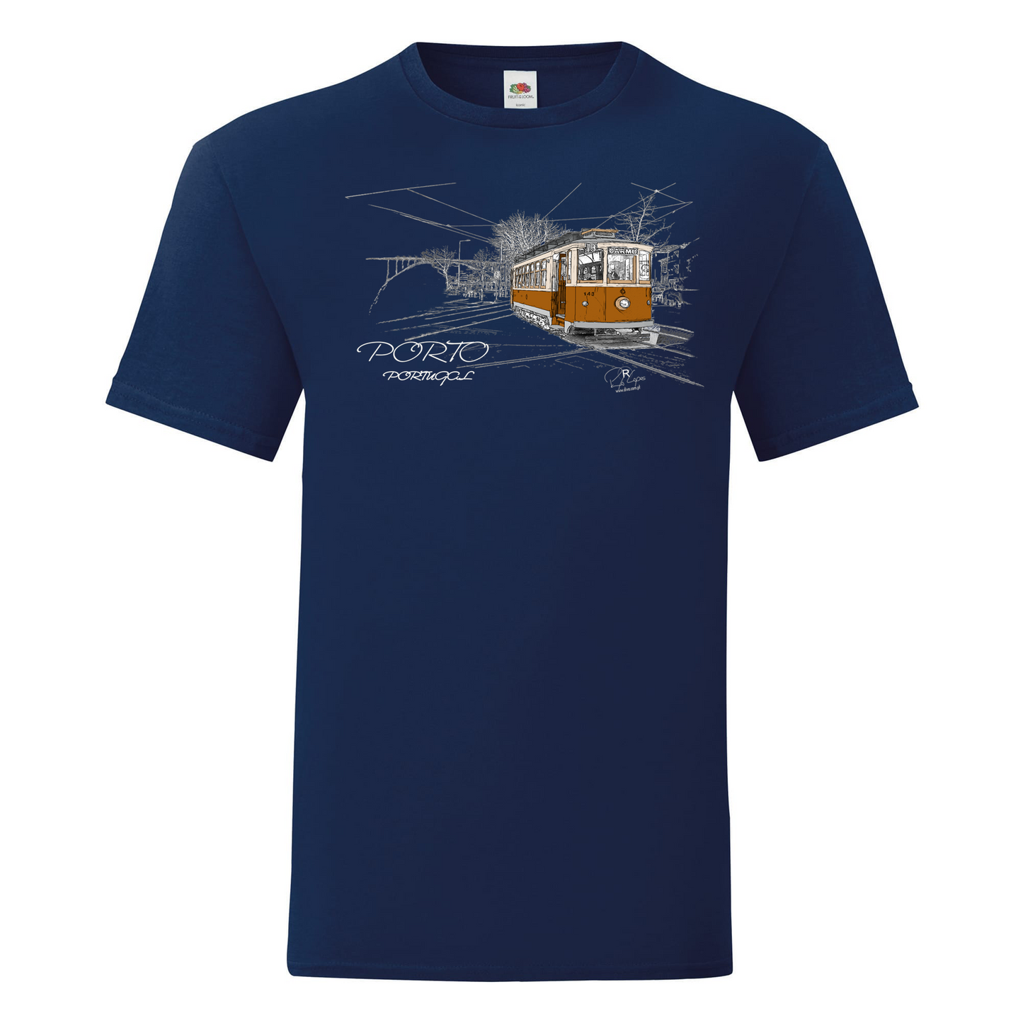 T-shirt Fruit of the Loom, Iconic, 150g, Carmo