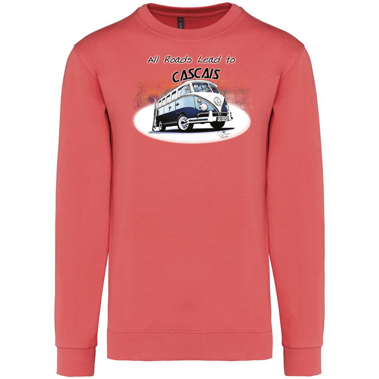Sweatshirt Kariban sem Capuz All Roads Lead to Cascais
