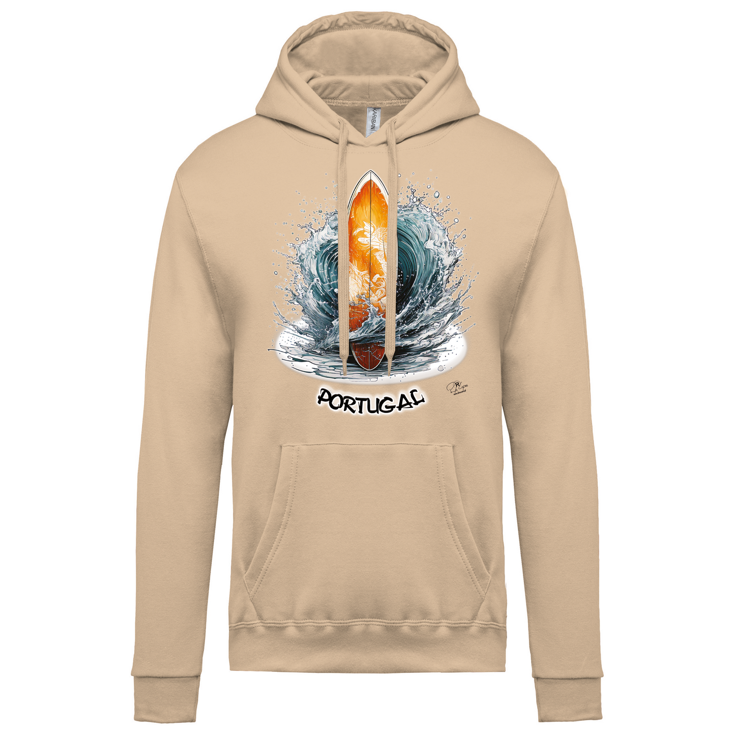 Sweatshirt Kariban com Capuz Prancha Portugal