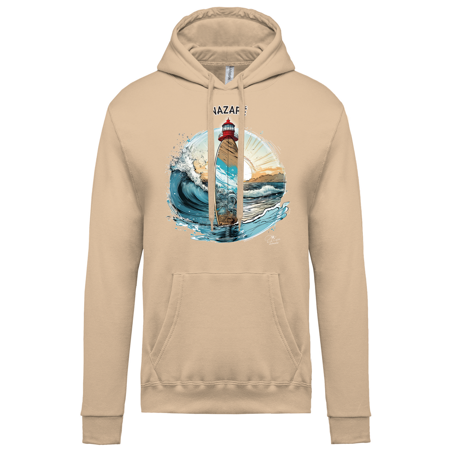 Sweatshirt Kariban com Capuz Sol Nazaré
