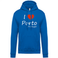 Sweatshirt Kariban com Capuz I Love Porto