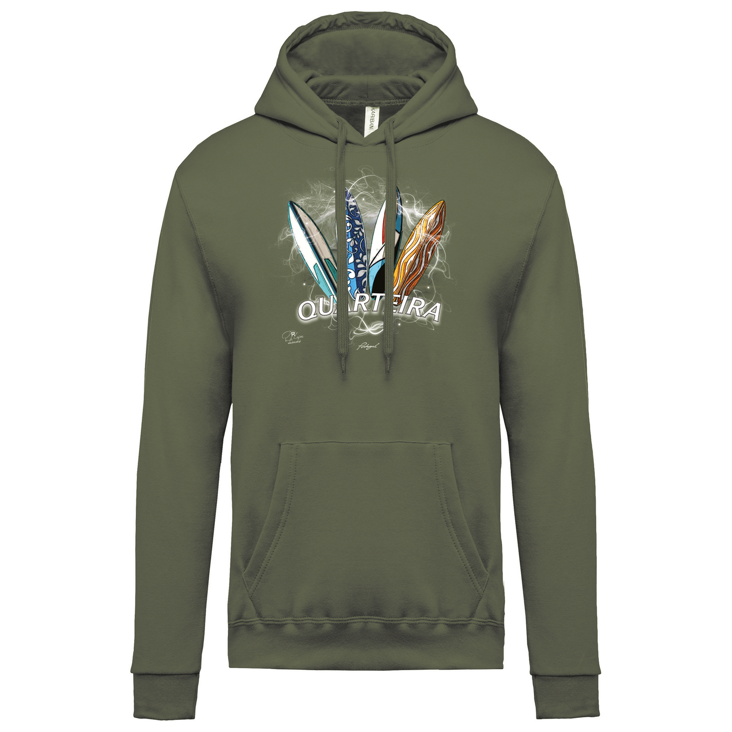 Sweatshirt Kariban com Capuz Surfboards Quarteira