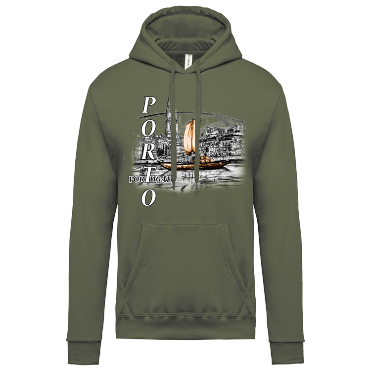 Sweatshirt Kariban com Capuz Ribeira