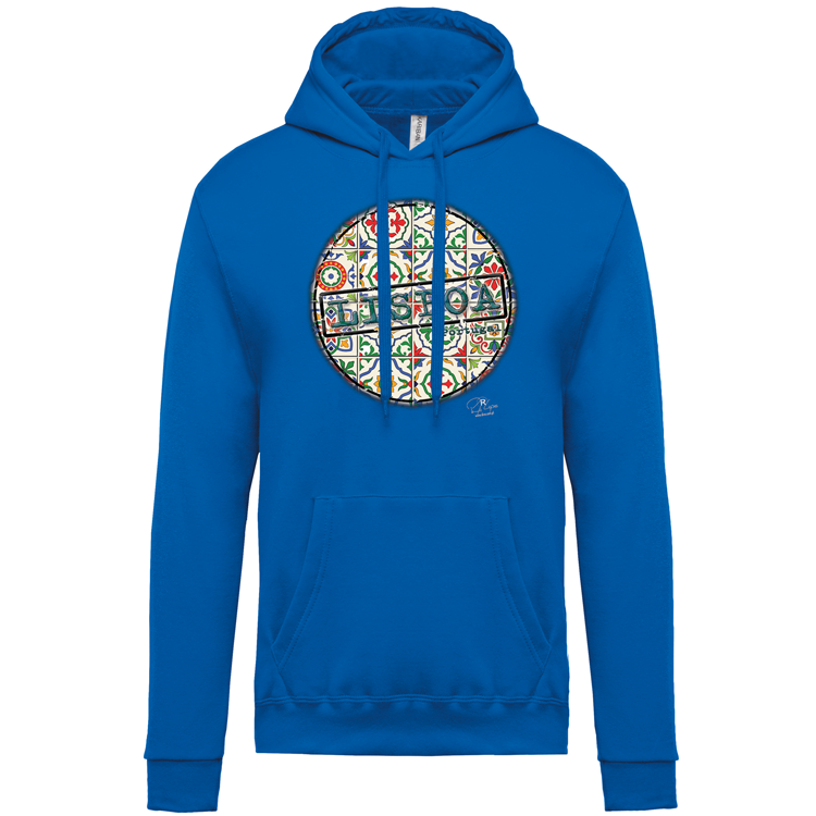Sweatshirt Kariban com Capuz Pin Lisboa