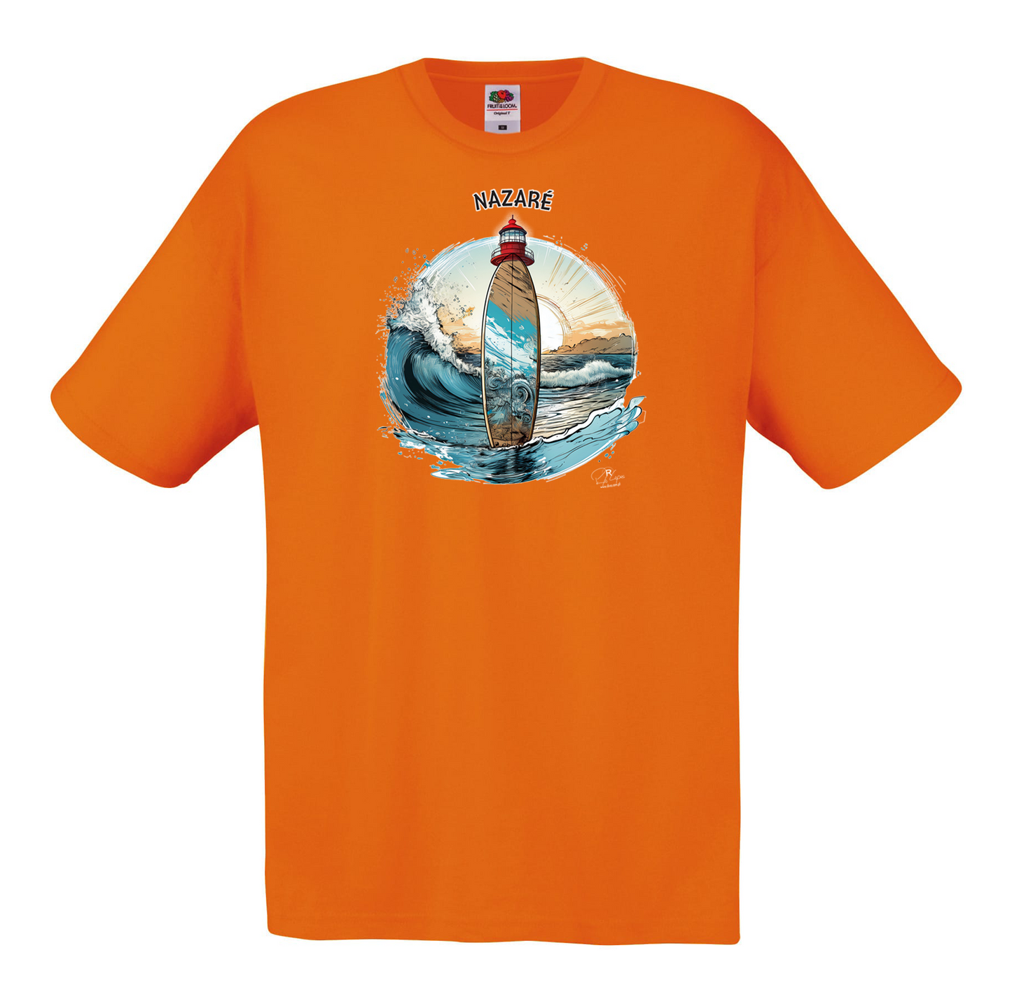 T-shirt Fruit of the Loom, Original 145g, Sol Nazaré