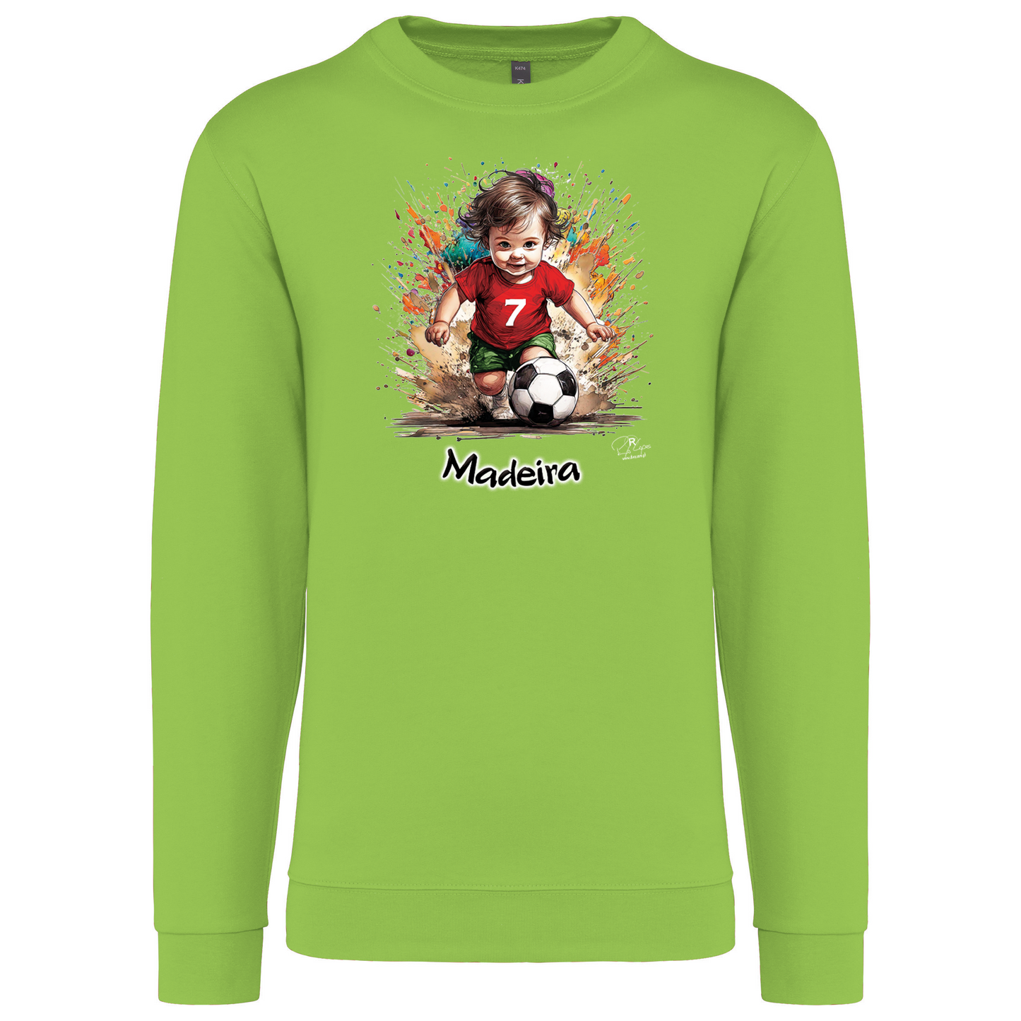 Sweatshirt Kariban sem Capuz 7 Madeira