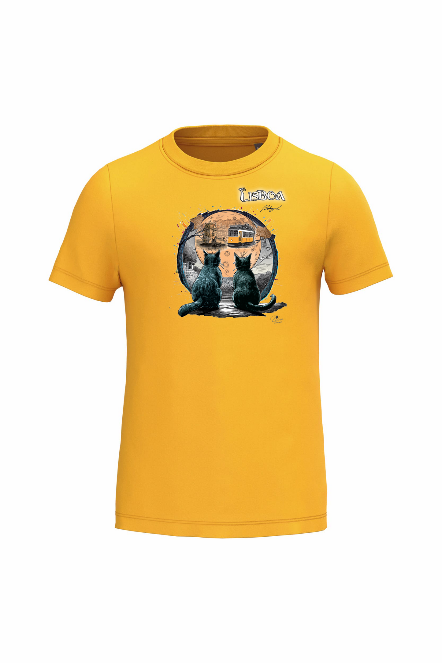 T-shirt de Criança Kariban Luar Lisboa