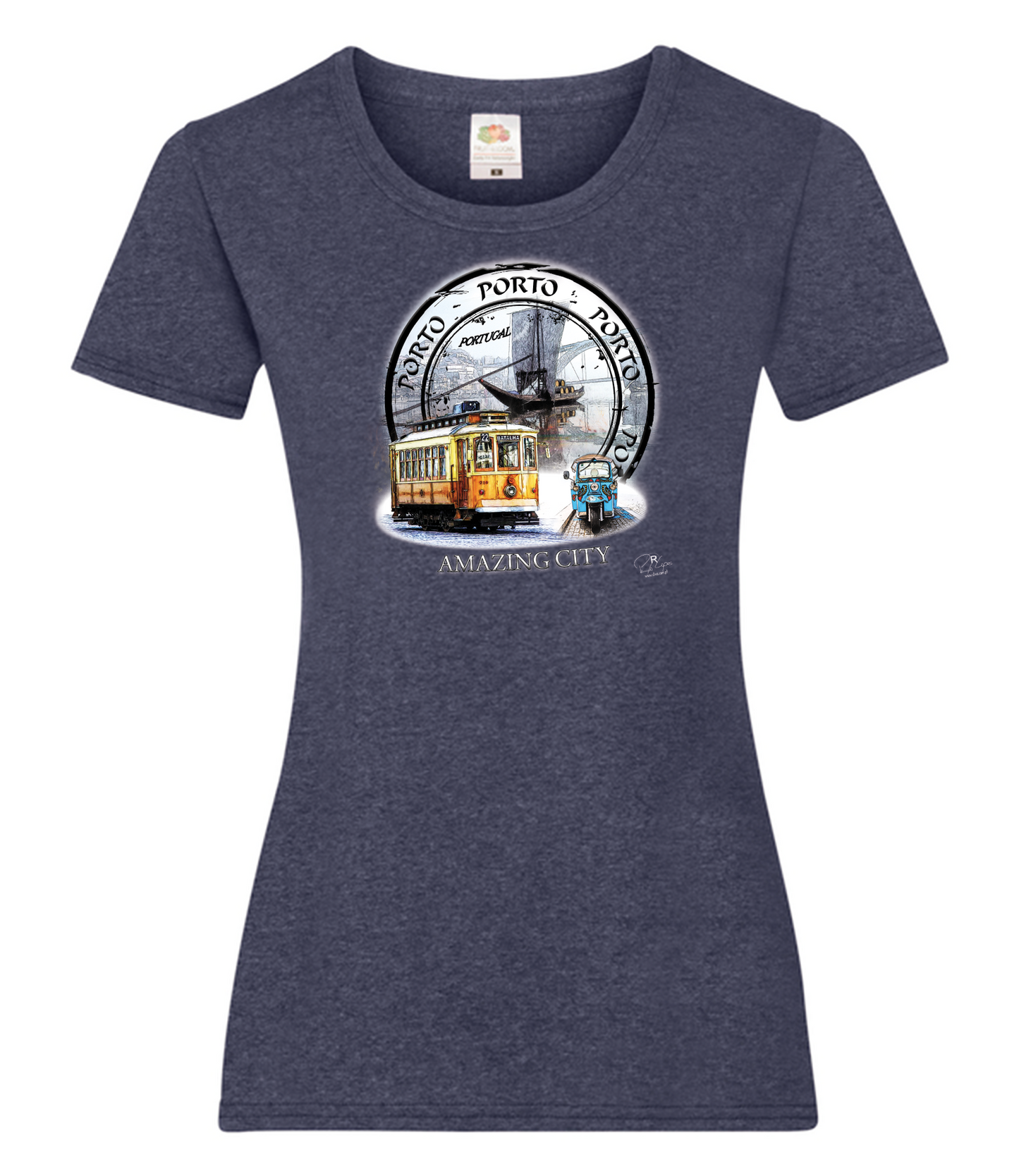 T-shirt Senhora Amazing City Porto
