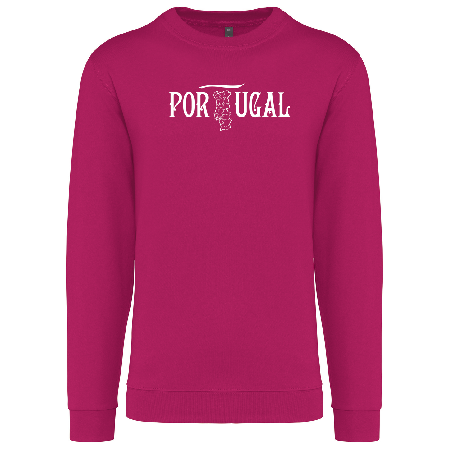 Sweatshirt Kariban sem Capuz Mapa de Portugal