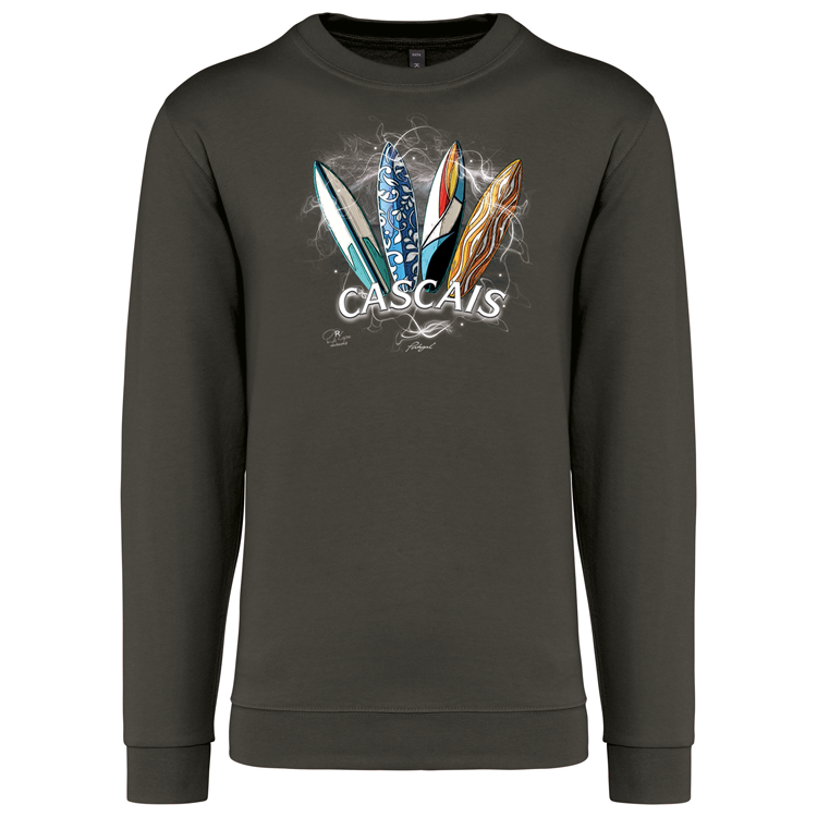 Sweatshirt Kariban sem Capuz Surfboards Cascais