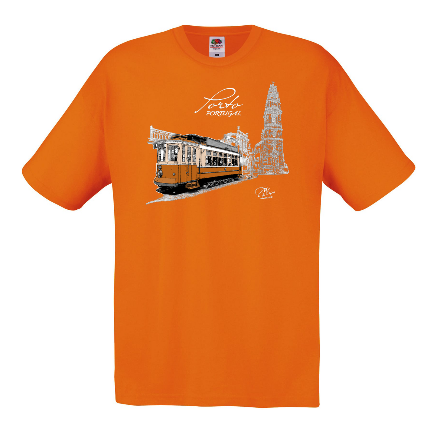 T-shirt Fruit of the Loom, Original 145g, Clérigos