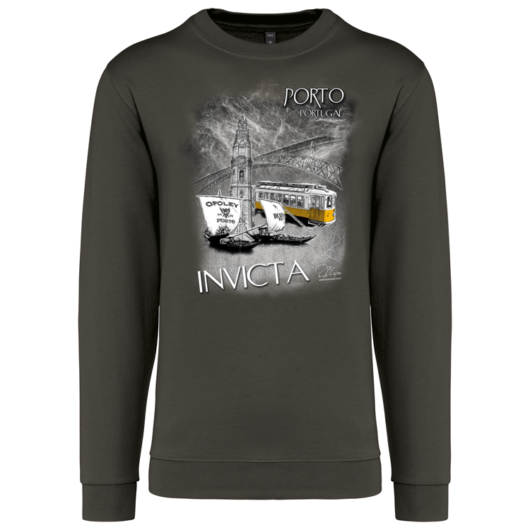 Sweatshirt Kariban sem Capuz Invicta