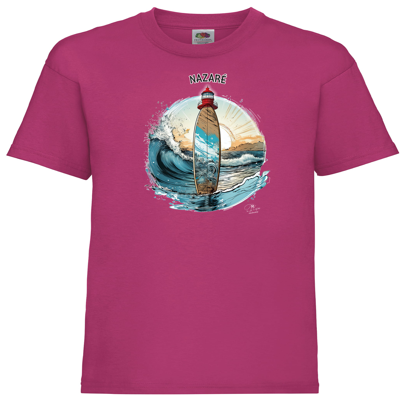 T-shirt Fruit of the Loom Kids Sol Nazaré