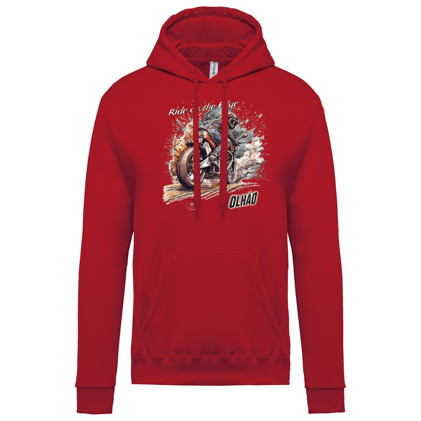 Sweatshirt Kariban com Capuz Ride on the Edge Olhão