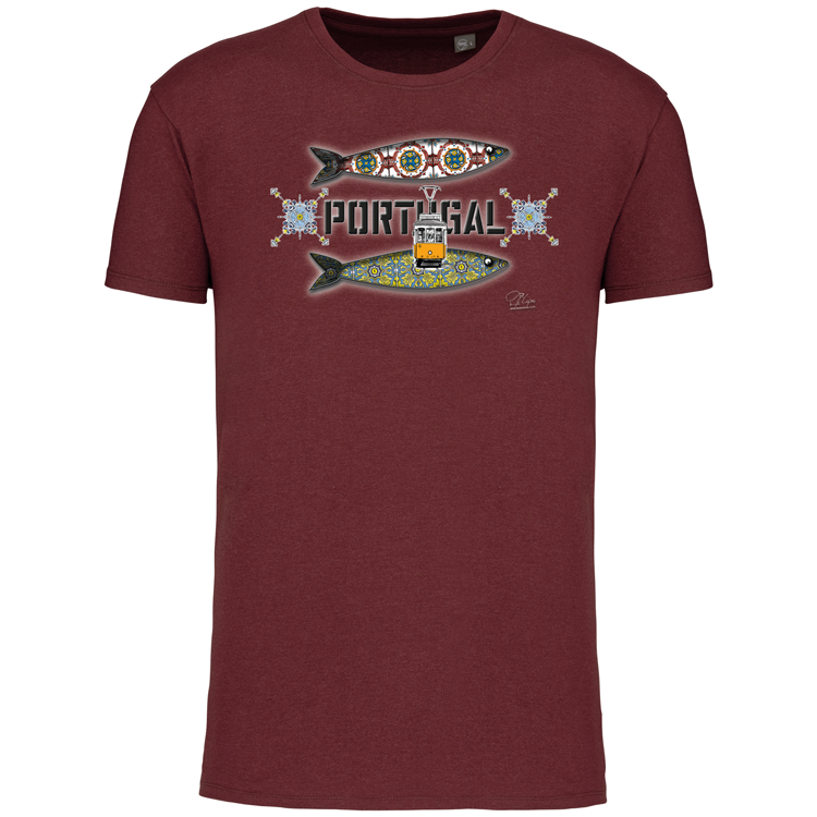 T-Shirt Algodão Biológico Duas Sardinhas Coimbra