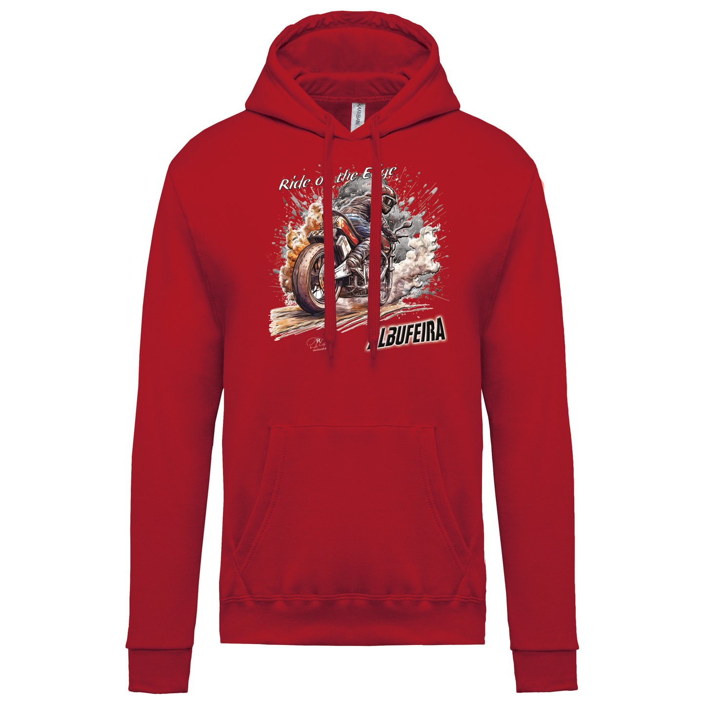 Sweatshirt Kariban com Capuz Ride on the Edge Albufeira