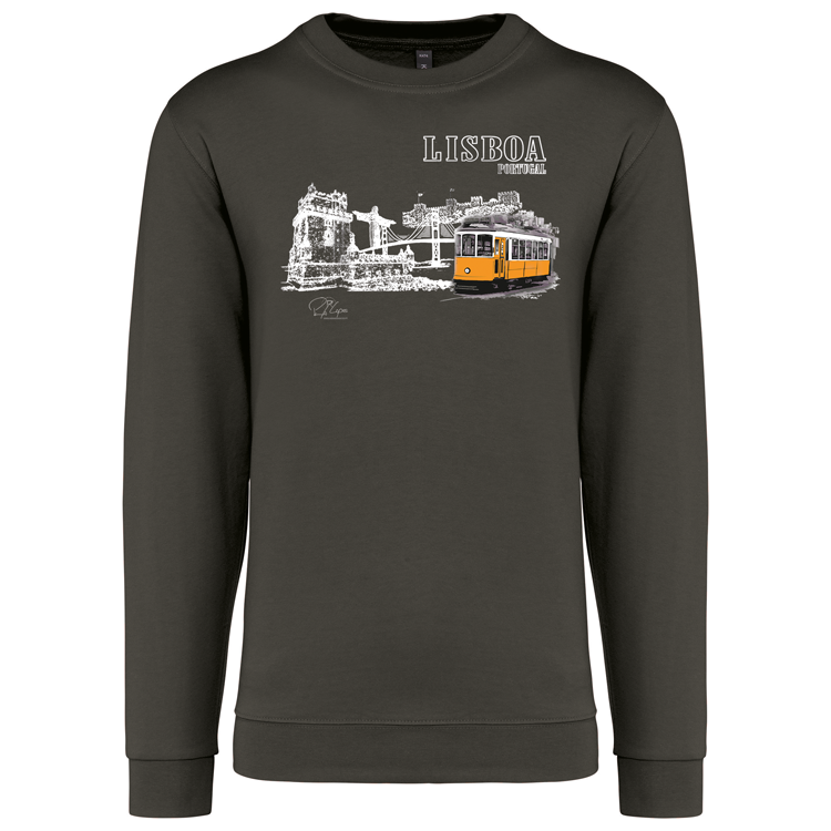 Sweatshirt Kariban sem Capuz Monumentos Lisboa
