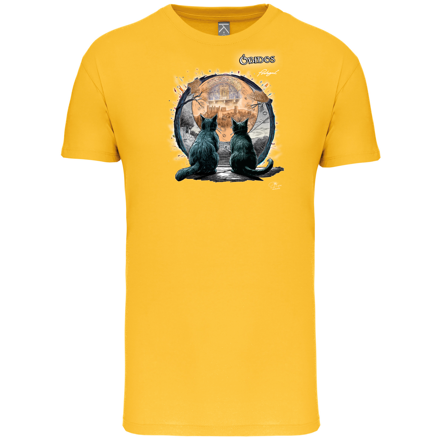 T-Shirt Algodão Biológico Luar Óbidos