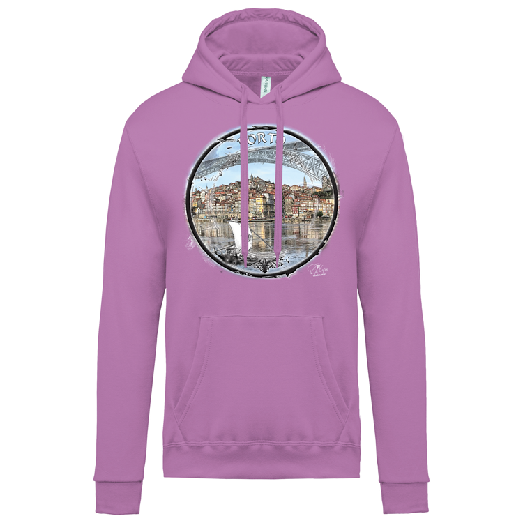 Sweatshirt Kariban com Capuz Selo Porto