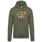 Sweatshirt Kariban com Capuz Madeira Flowers