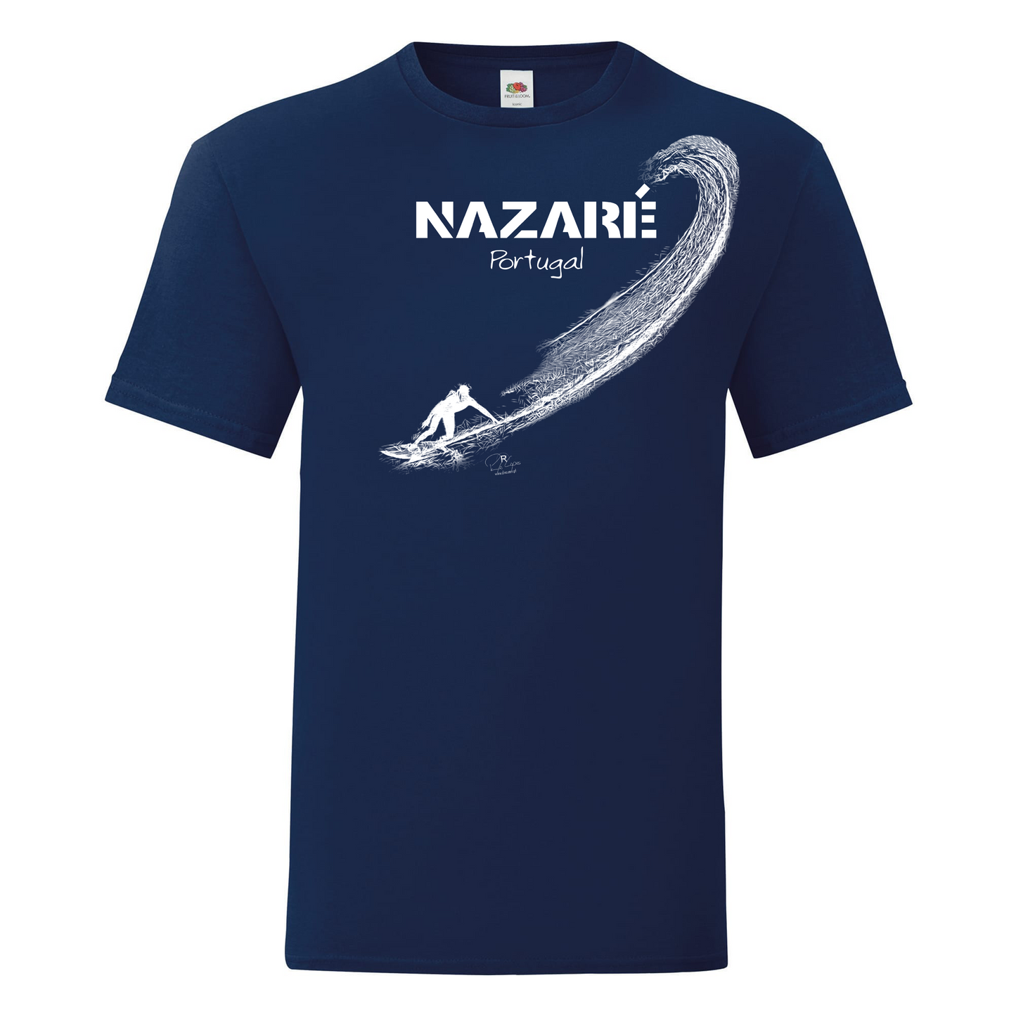 T-shirt Fruit of the Loom, Iconic, 150g, Surf Nazaré