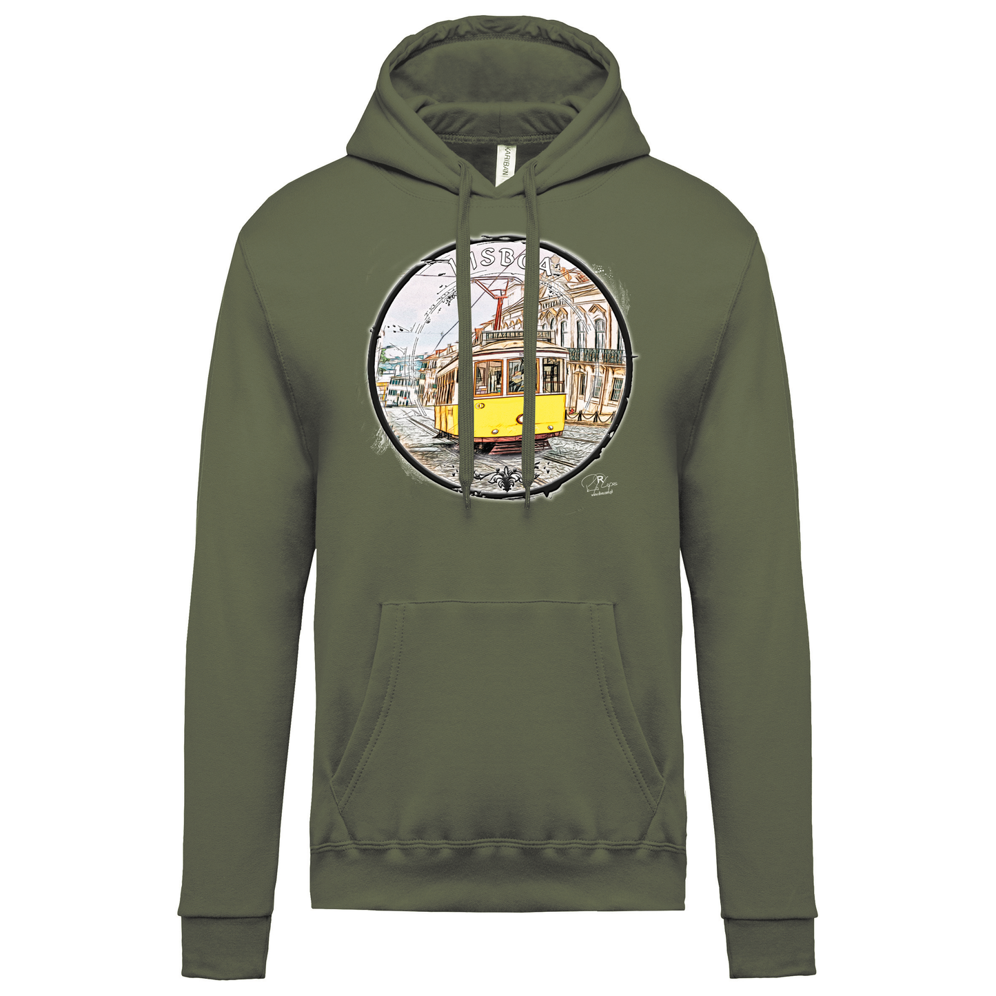 Sweatshirt Kariban com Capuz Calçada do Combro
