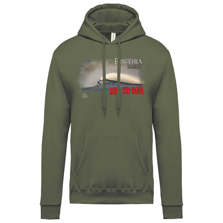 Sweatshirt Kariban com Capuz Ride the Wave Ericeira